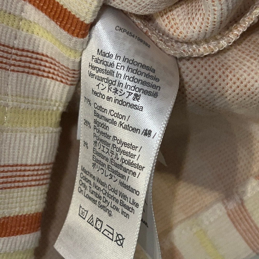 Madewell Flutter Sleeve Textured Stripped Top - image 5